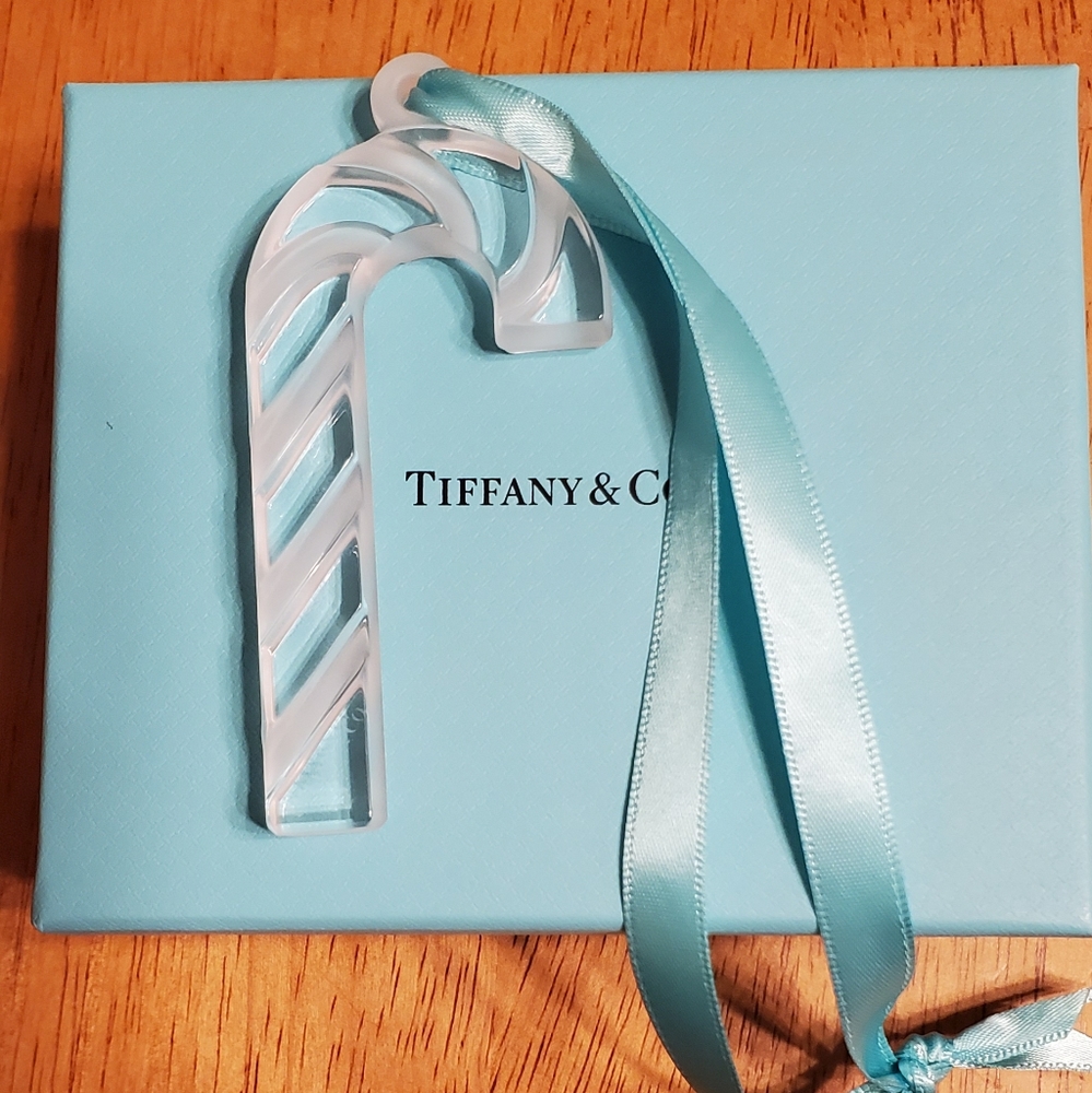Tiffany candy cane ornament